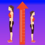 increase height workout android application logo